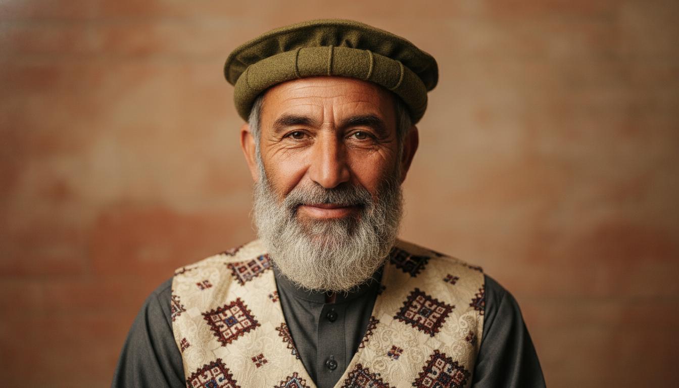 Afghan community member portrait